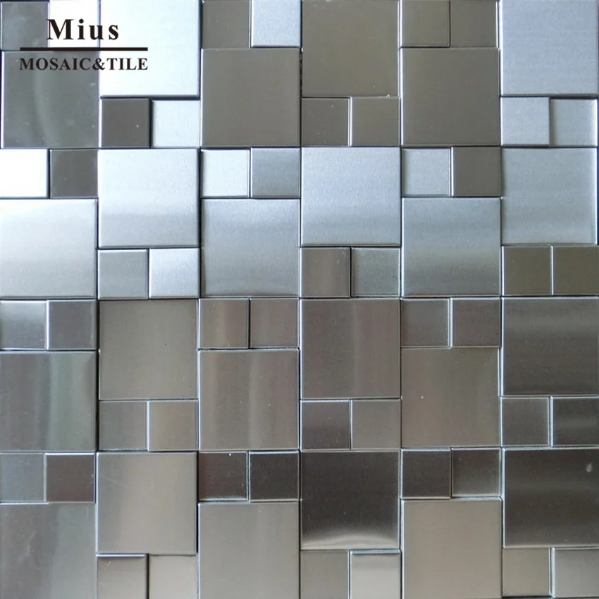 

3D Stainless steel mosaic tiles metal mosaic A6YM040