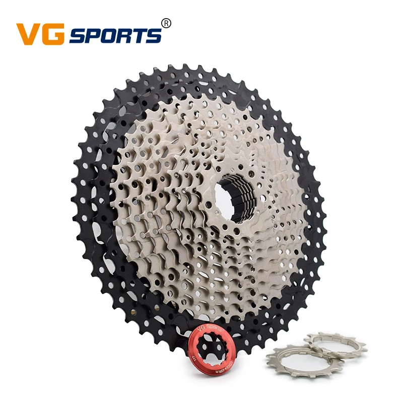 VG sports 11-52 T велосипедная трещотка кассета 12 скоростей MTB cog 12 S 52 T красные велосипедные звездочки 710g горный велосипед свободное колесо