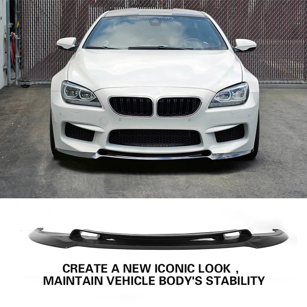 Спойлер для переднего бампера автомобиля из углеродного волокна для BMW 6 серии F12 M6 база трансформер/купе