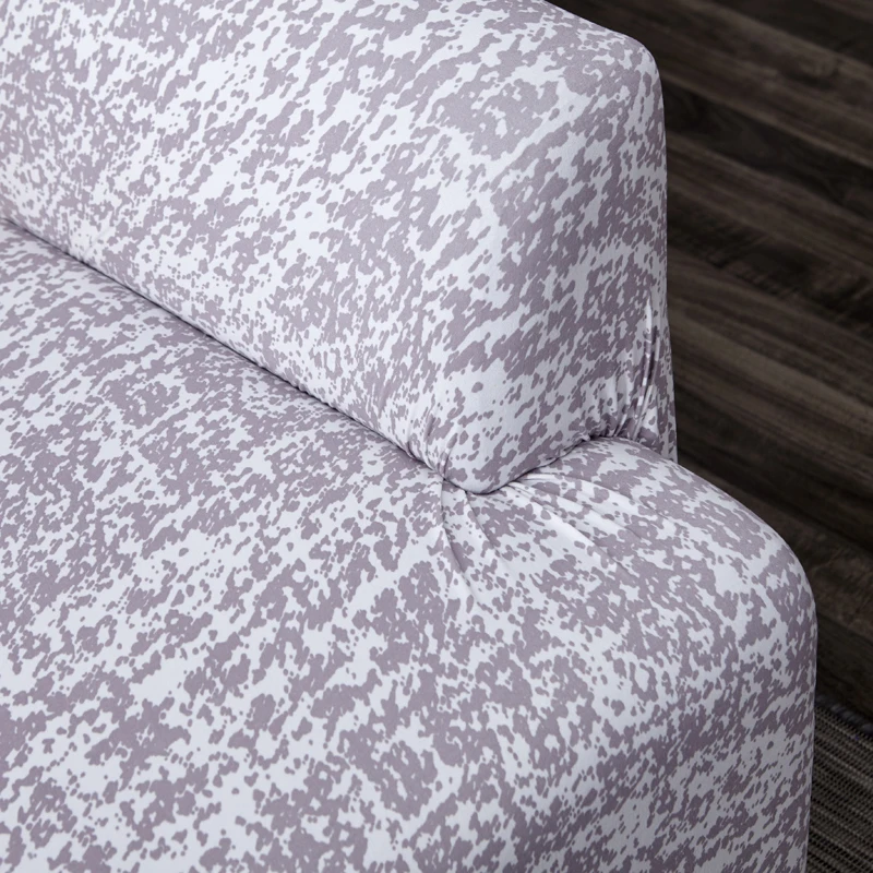 Современный эластичный чехол для дивана Полосатый чехол для секционного дивана все включено Противоскользящий чехол Защита мебели