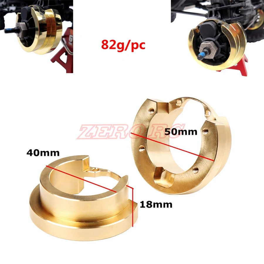 

TRX4 Heavy Duty Brass Internal Wheel Knuckle Weight (2) For 1/10 RC Crawler TRAXXAS Trx-4 Trx 4