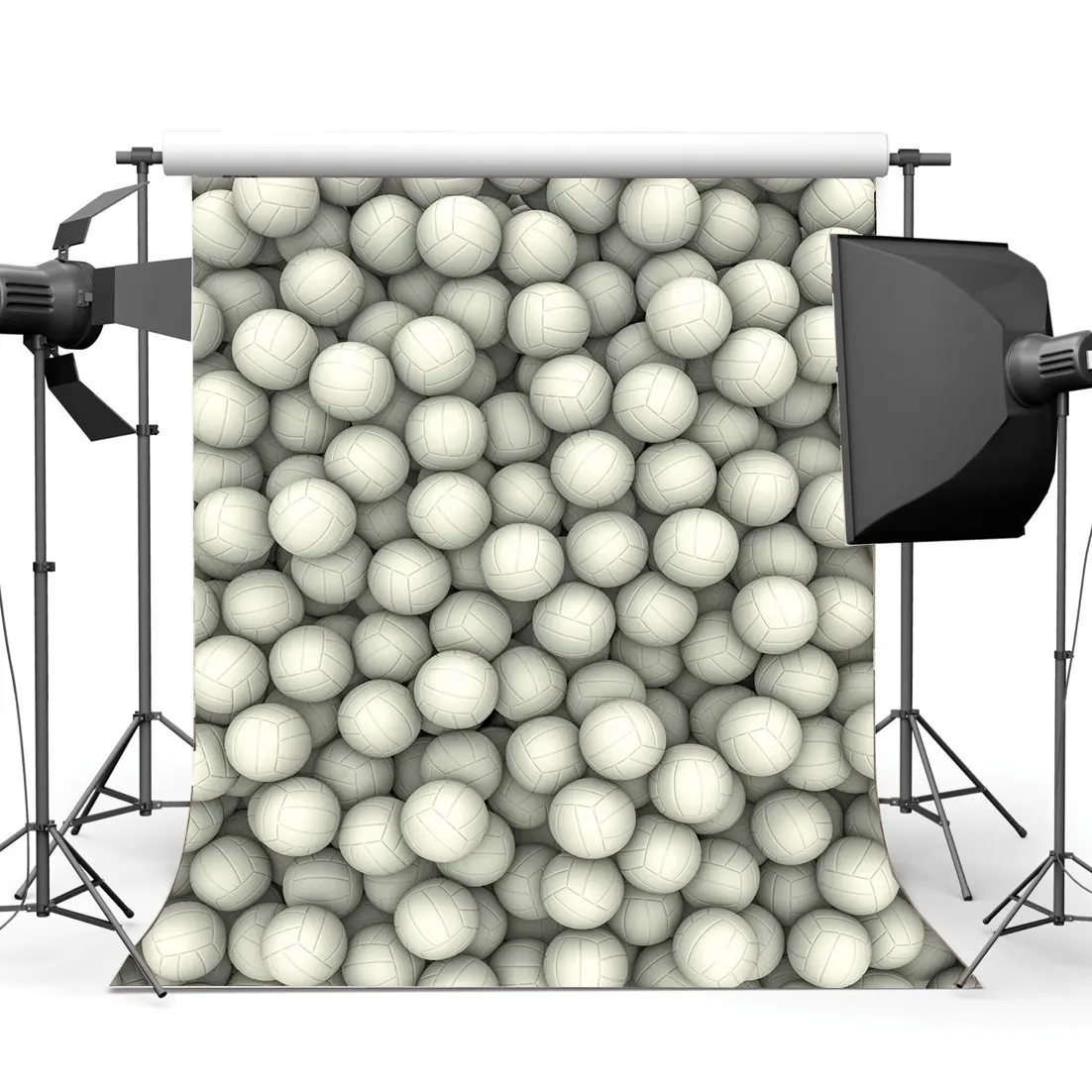 Volleyball Backdrop Sports Match Stadium Interior Gymnasium School Game Photography Background for Kids Boys Play Volleyball