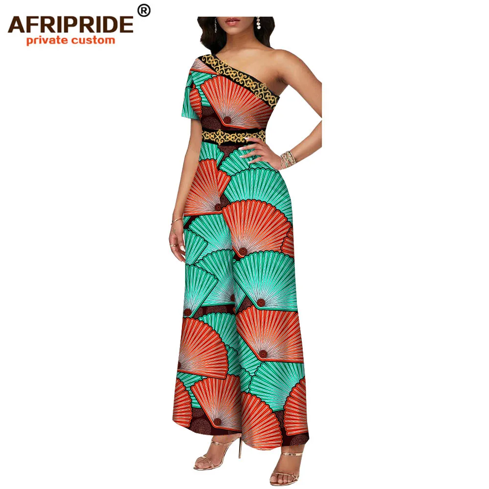 

2019 african jumpsuits for women playsuits bodysuit women rompers ankara clothing formal outfit dashiki wax AFRIPRIDE A1929006