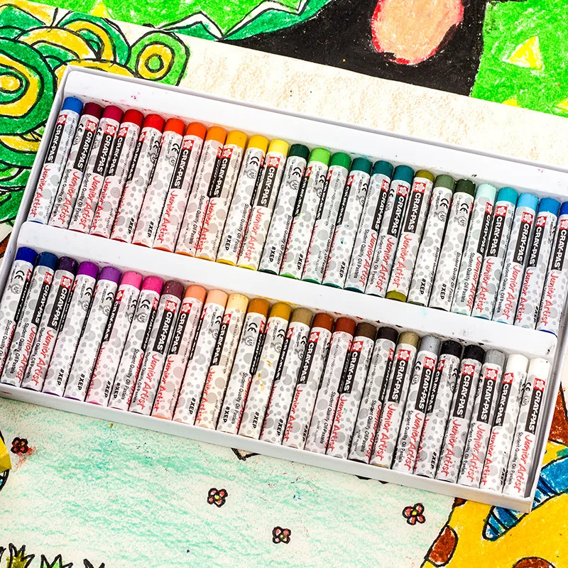 50 цветов, масляная Пастельная круглая форма, товары для рукоделия, мягкий карандаш для художника, студенческого граффити, ручка для рисования, школьные канцелярские принадлежности