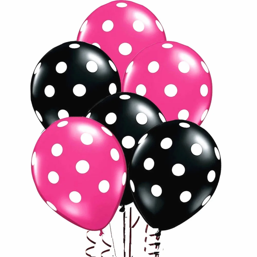 35 шт божья коровка черный красный горошек латексные шары globos детский душ День