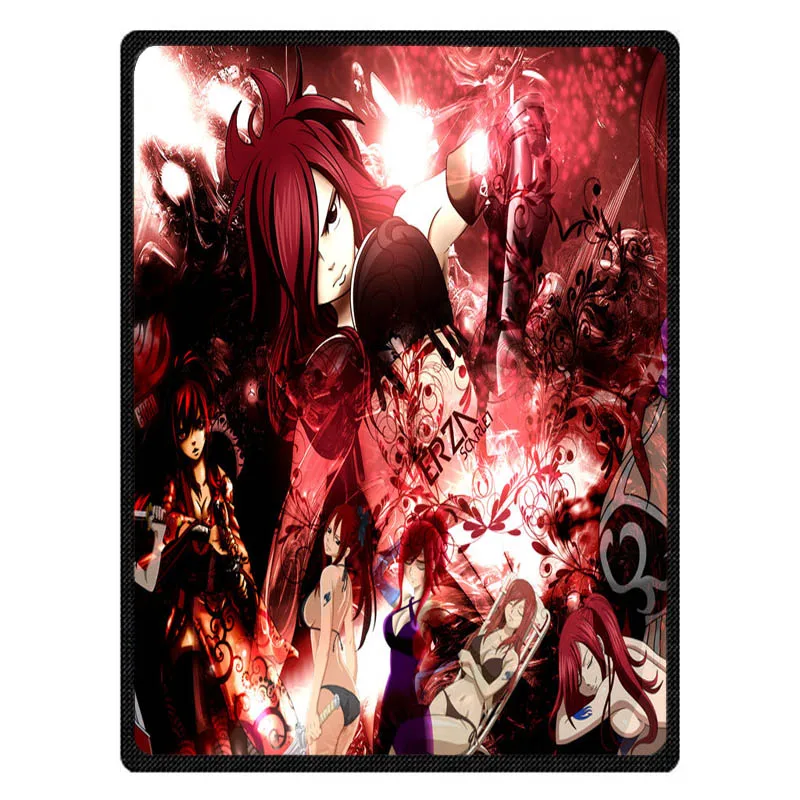 

Soft FAIRY TAIL Print Sofa Bed Travel Warm Blanket Summer Air Conditioning Throw Blankets For Baby Kids