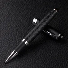 Черная и серебряная шариковая ручка JINHAO X750 с шероховатой