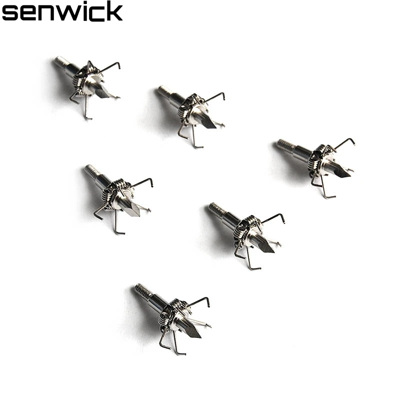 

6Pcs/Lot New Sharp Military Shooting Archery Arrowhead Outdoor Hunting Stainless Steel Arrow For Compound Bow