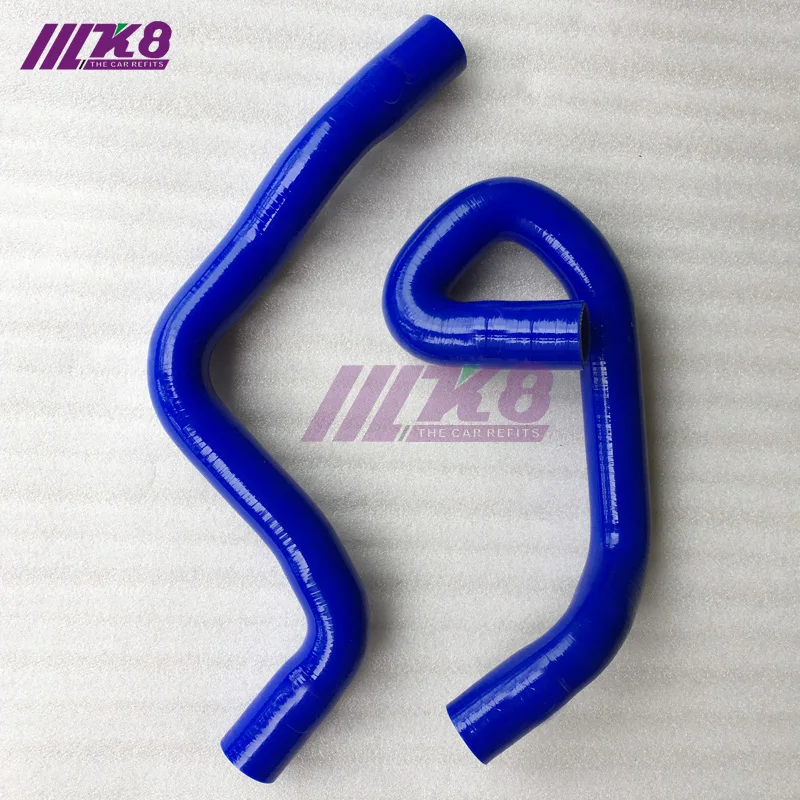 

Silicone Radiator Hose Kit For FORD FOCUS DURATEC 1.8L 2.0L MAZDA MZR 01-12 (2Pcs)Red/Blue/Black