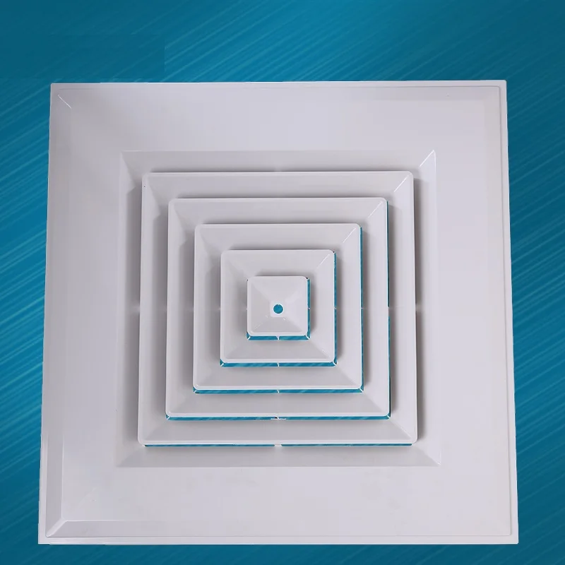 12"*12" (300*300mm) Square Plastic ABS Ceiling Diffuser Grille Air Vent