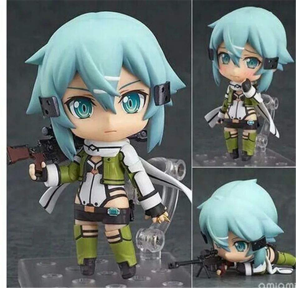 

Anime Sword Art Online II Gale Online Juguetes GGO 452 Asada Shino Sinon PVC Action Figure Collectible Model Kids Toys Doll