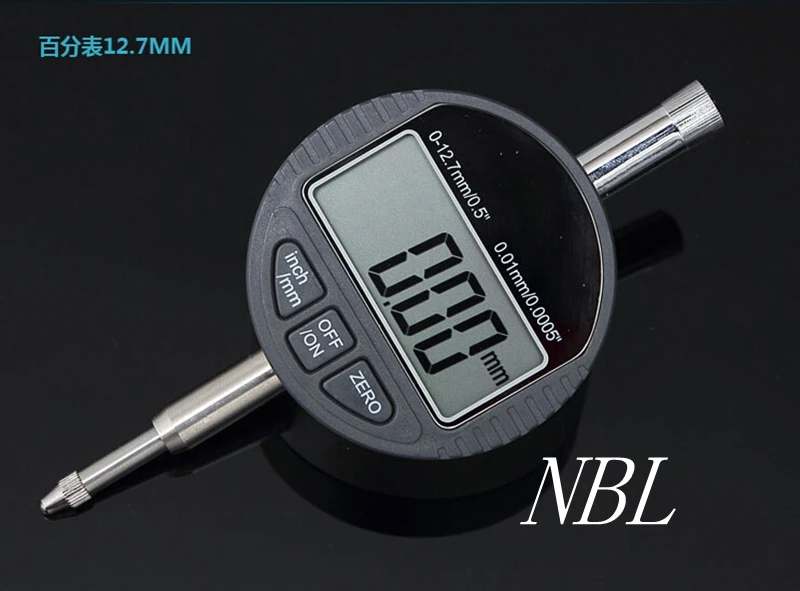 0.01mm Brand Electronic Dial Indicator Gauge 12.7mm/0.5" Digital Dial