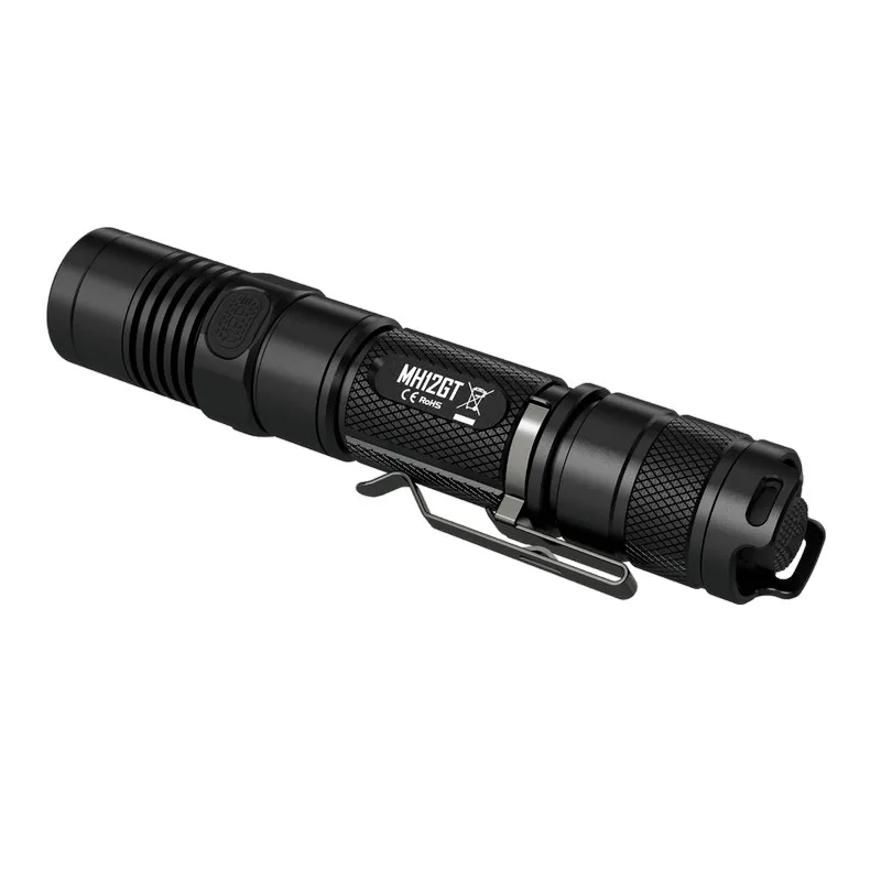 NITECORE MH12GT USB непосредственно заряжаемый фонарик CREE XP-L HI V3 светодиодный Луч расстояние 320 м Открытый спортивный факел поиск света