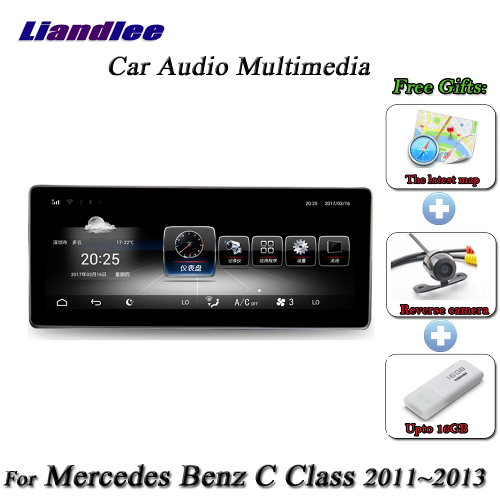 Top Liandlee For Mercedes Benz C Class W204 C180 C200 C260 Android Original Radio AUX BT GPS Map Navi Navigation Screen Multimedia 2 Top Liandlee For Mercedes Benz C Class W204 C180 C200 C260 Android Original Radio AUX BT GPS Map Navi Navigation Screen Multimedia 2