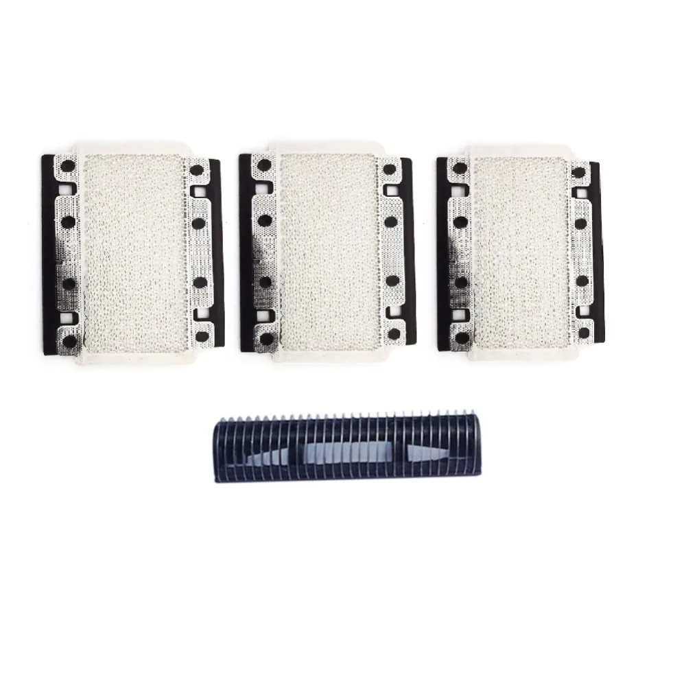 

1x Razor Cutter Blade+3 Foil Screen for Braun Series 3000 3310 3315 3600 3610 3612 3614 3732 5629 3774 5632 Shaver Foil Mesh Net