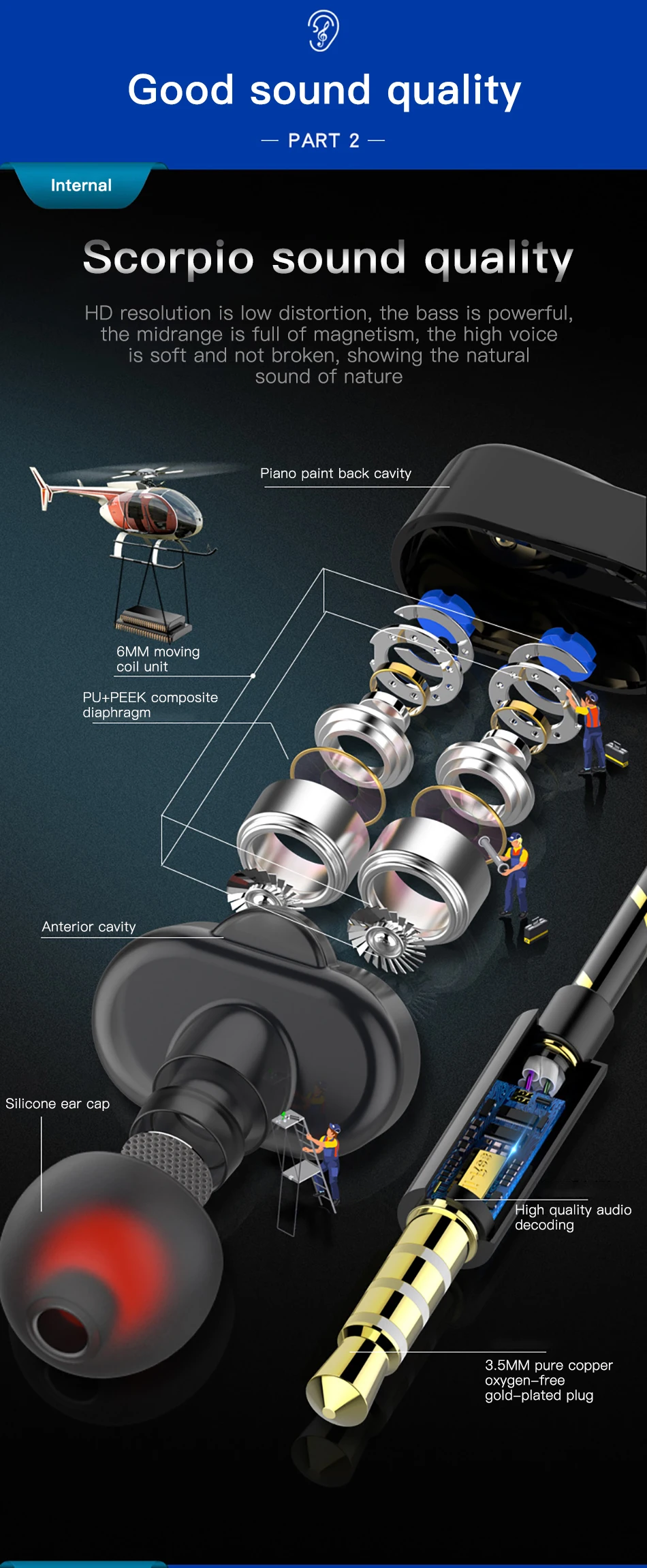 ACCEZZ наушники-вкладыши с микрофоном спортивные 3,5 мм разъем наушники для Xiaomi samsung iphone гарнитура Fone De Ouvido Auriculares