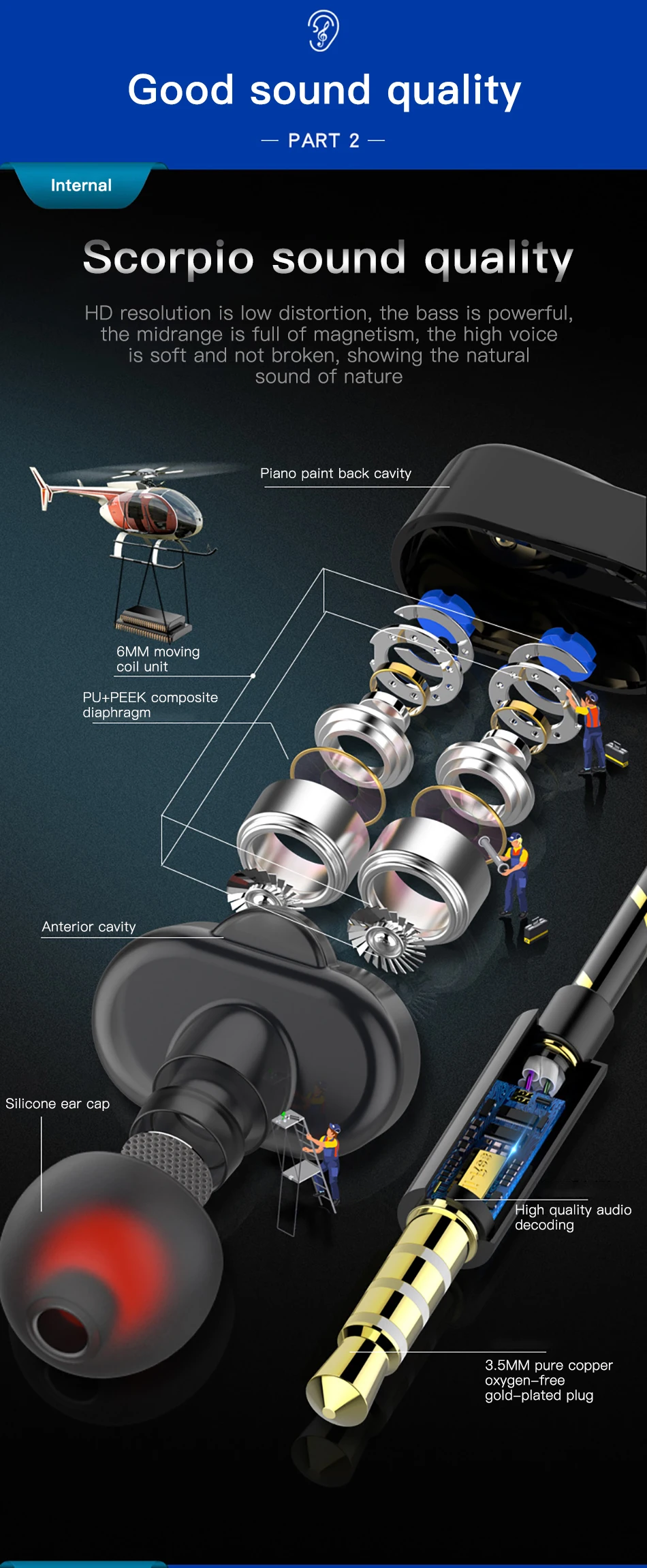 !ACCEZZ In-Ear Earphone With Microphone Sport Headphones 3.5mm Earphones For Xiaomi Samsung Headset Fone De Ouvido Auriculares (4)