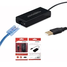 Для nintendo Switch/для wii U Lan Connection Adapter USB Ethernet Network Card 100 Mbps USB 2,0