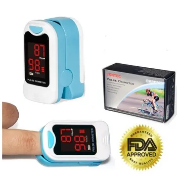

CONTEC CMS50M Finger Pulse Oximeter Portable Heart Rate SPO2 Monitor Blood Oxygen Meter Sensor