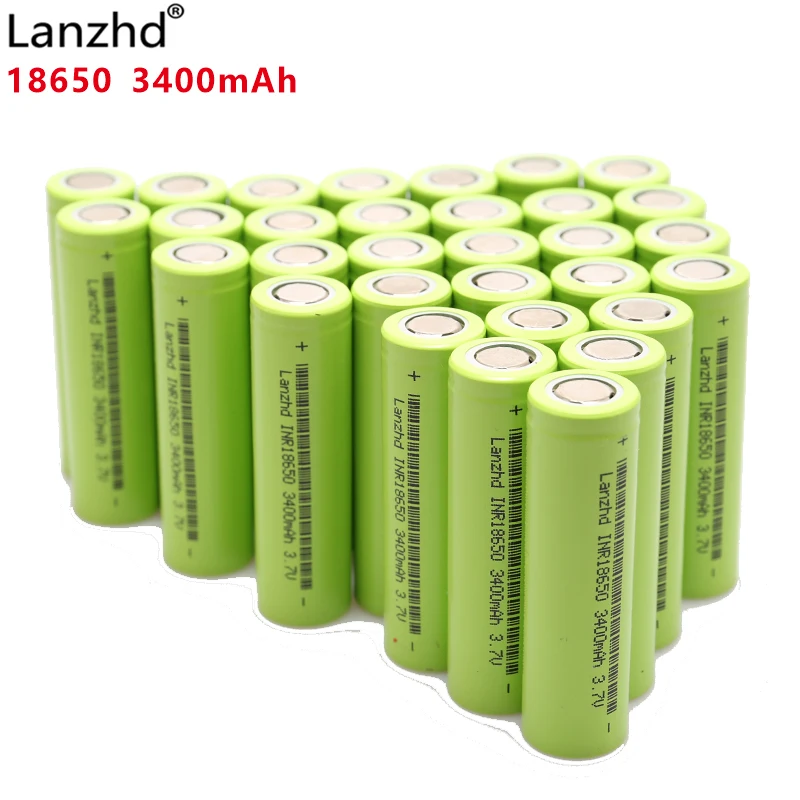 Литий-ионные аккумуляторы 18650 оригинал 3400 mAh аккумулятор - отзывы