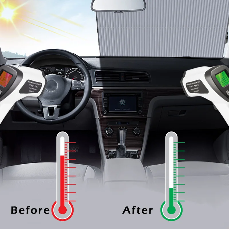 Автомобильная раздвижная занавеска с защитой от ультрафиолета из алюминиевой фольги, передний козырек на лобовое стекло, тени M8617