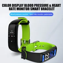 Умный Браслет, спортивный браслет, фитнес-трекер, Часы, измерение сердечного ритма, артериального давления, счетчик шагов, умный Браслет, водонепроницаемый
