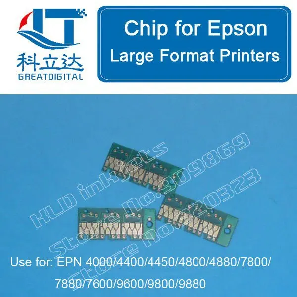 

[KLD Inkjets]PRO4880 Cartridge Chips Compatible with EPSON Stylus Pro 4880 T6061 T6062 T6063 T6064 T6065 T6066 T6067 T6069 T6148