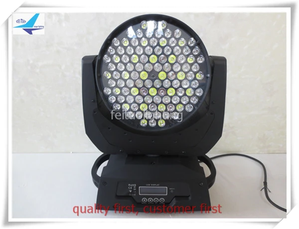 8 шт./партия pro light moving led мыть 108x3 Вт RGBW Подвижная головка светодиодный прожектор dmx