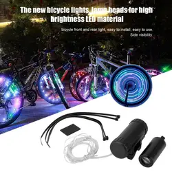 Новый велосипед Велоспорт шин Говорил провода Hot Wheels светодиодный Красочные лампы