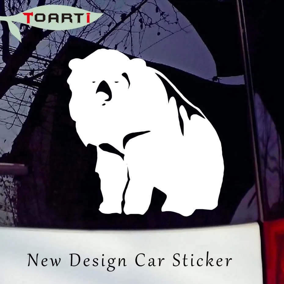 Polar Bear Automotive Black Decals Animal Car Sticker Vinyl Adhesive