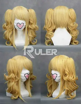 Anime Black Butler Elizabeth lolita Cosplay Wig +2Clip on Ponytail COS Jewelry Findings