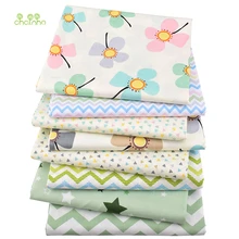 Chainho саржевая хлопковая ткань, Лоскутная цветочная ткань, DIY швейная стеганая одежда для детей и малышей, 8 шт./лот