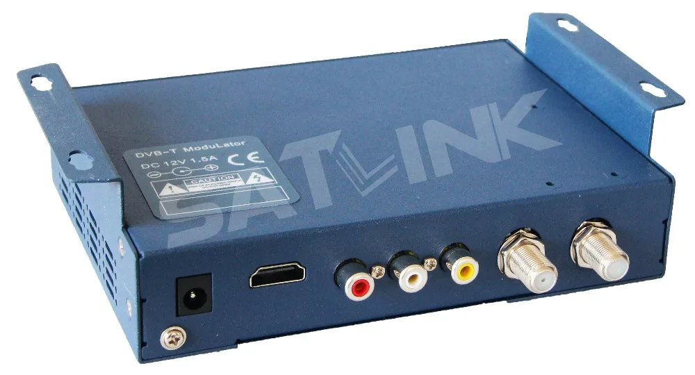 Satlink WS-6990 AV вход одноканальный DVB-T модулятор компактный и настенный WS6990 WS 6990