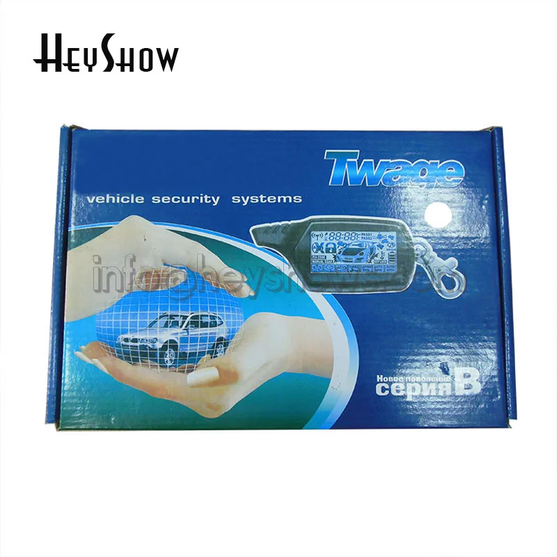 

Two-way Car Burglar Alarm System Keychain RC Anti-theft Device Russian Version Auto Cars Two Way Other For Twage FLT B9