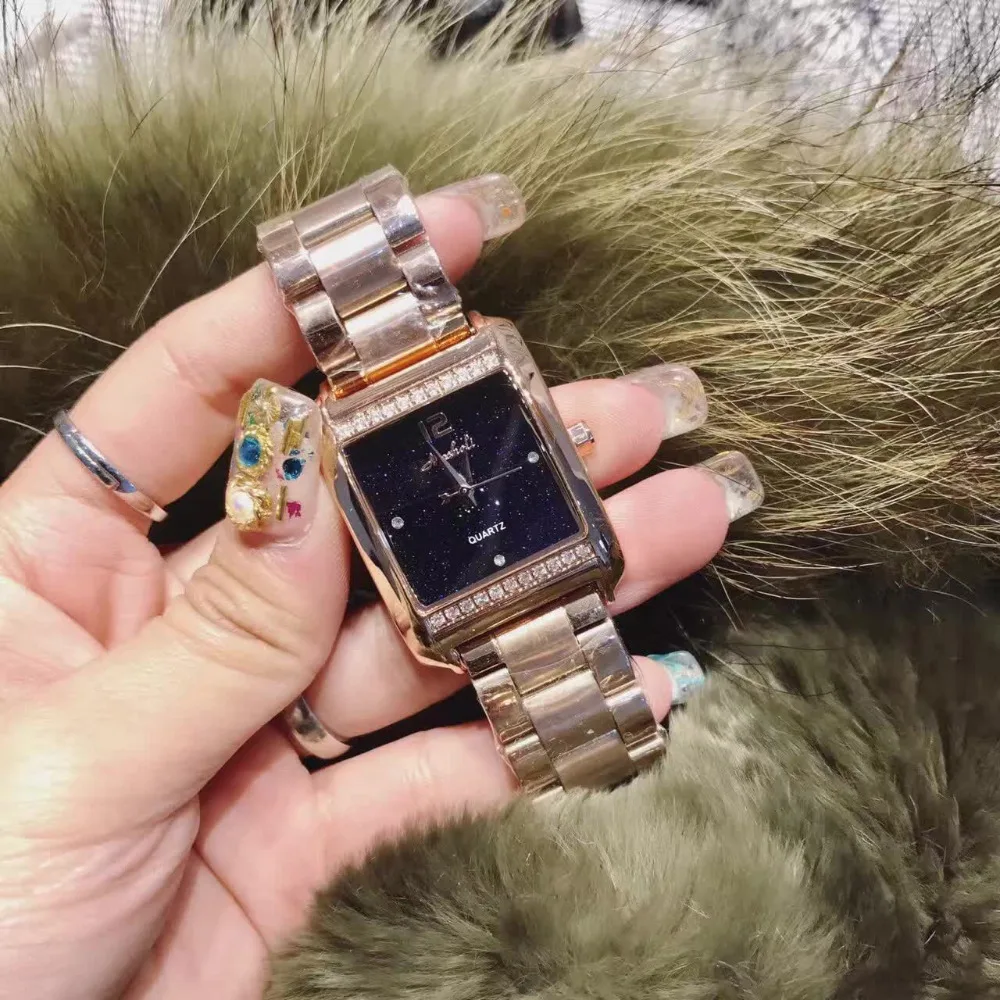 

New Ladies Watches Gold Watch Women Dress Top Brand Women's Fashion Stainless Steel Bracelet Quartz Watch Relogio Feminino