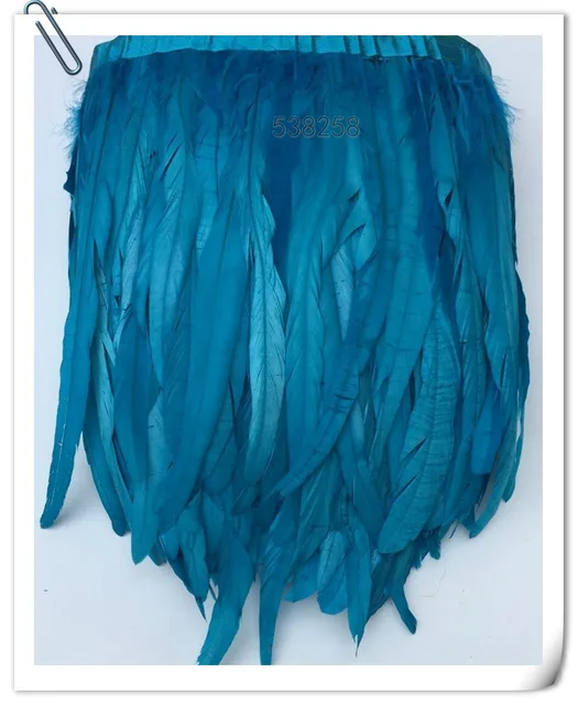 New Turquise 2mlot 12 14inches 30 35cm Height Coque Tail Fringes