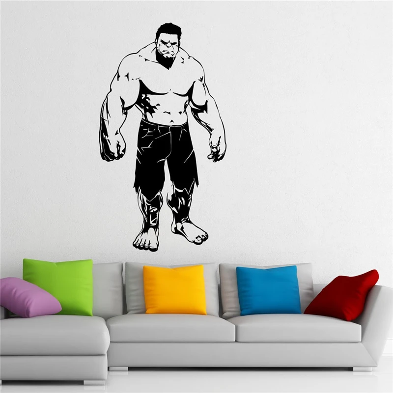 Hulk Comics Wall Decal Incredible Hulk Marvel Comics Hero Vinyl Sticker