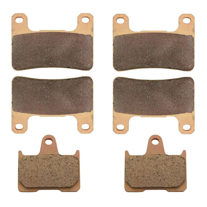 

Motorcycle Parts Front & Rear Brake Pads Kit For SUZUKI GSXR 1000 K4/K5/K6/ ZK4 Radial Caliper 2004-2006 Copper Based Sintered