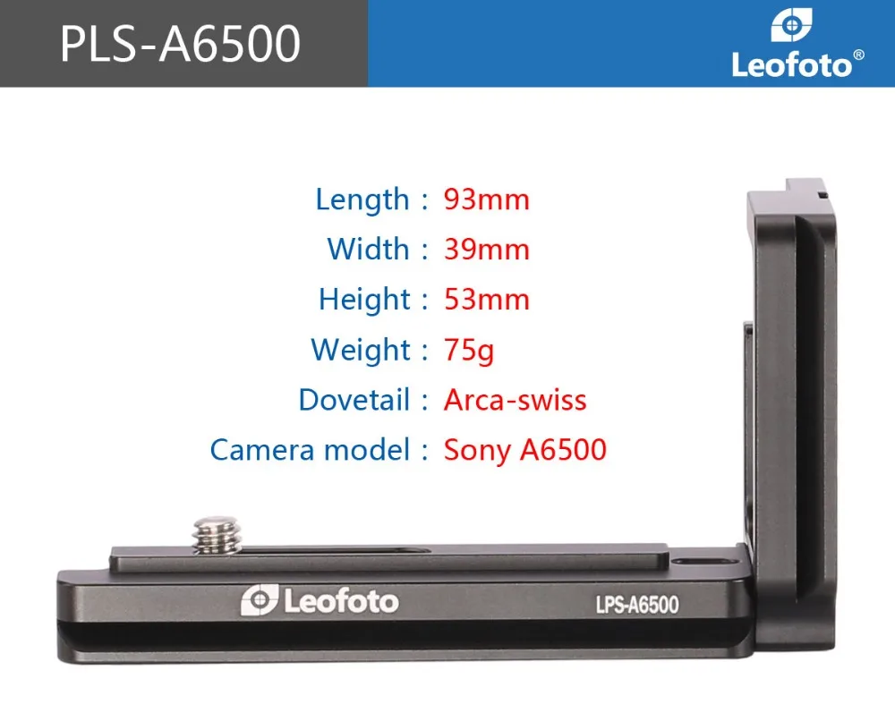 

A6500 Quick Release L Plate/Bracket Holder hand Grip for Sony A6500 ILCE6500 RRS SUNWAYFOTO Really Right Stuff