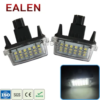 

EALEN 1Pair Car LED License Plate Lights For Toyota Corolla Yaris Camry Auris Vios white SMD 12V LED Lamp Bulb kit accessories