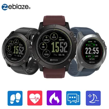 

Smart Watch Zeblaze VIBE 3 HR Heart Rate Monitoring 1.22 Inch Color Display Compatible Android 4.4 iOS 8.0 And Above System