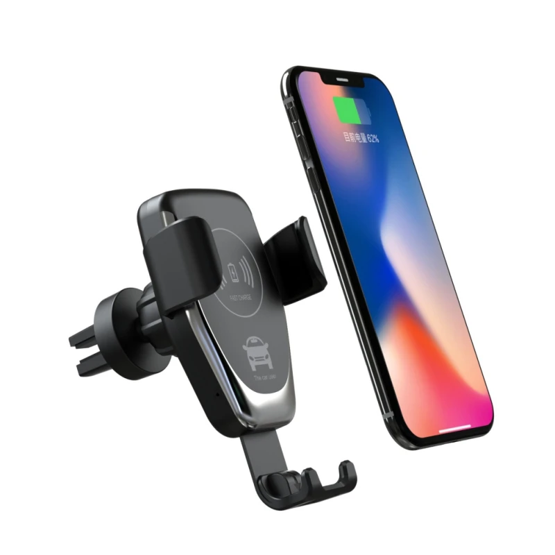 For Samsung S9 Wireless Car Charger Mount For iPhone XS Max  For Xiaomi MIX 2S For Huawei Mate 20