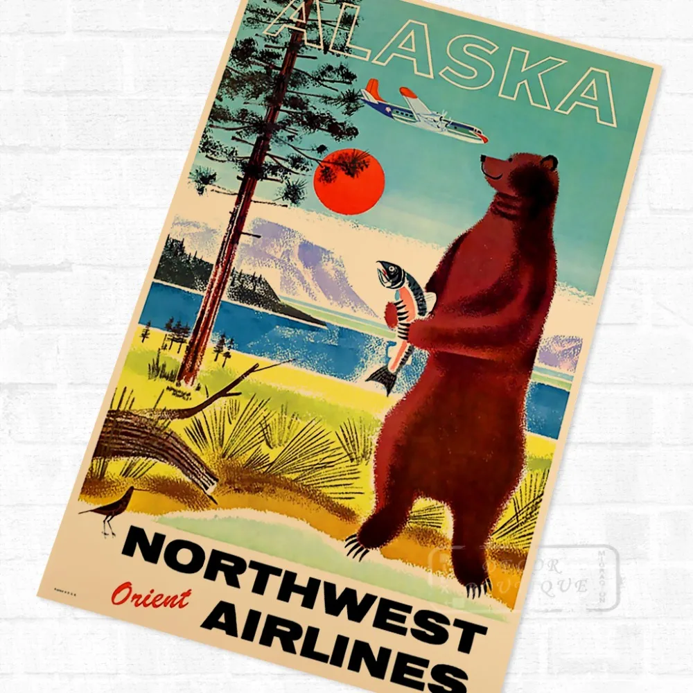 NEW US Travel Poster Alaska
