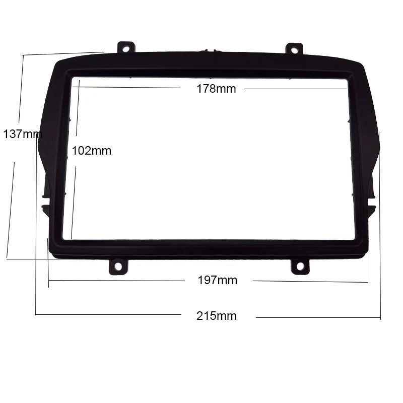 Двойной 2 Din фасции Для Daewoo Royale/Lada Vesta Радио DVD стерео панель тире монтажный комплект рамка