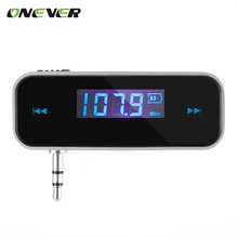 FM Transmitter MP3 Player Transmitter Audio Music LCD Diaplay Broadcasting 3.5mm Port for Phones IPhone IPod Android Samsung