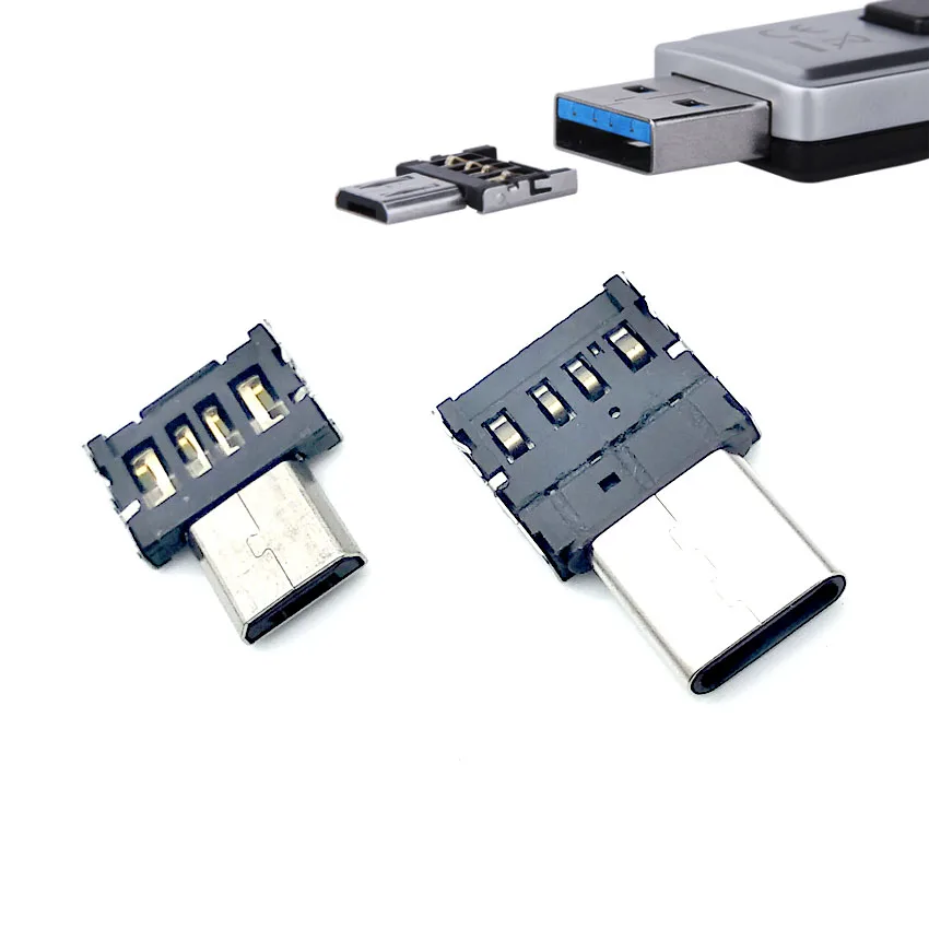 OTG адаптер кабель для передачи данных Type C Micro USB к общий мобильный