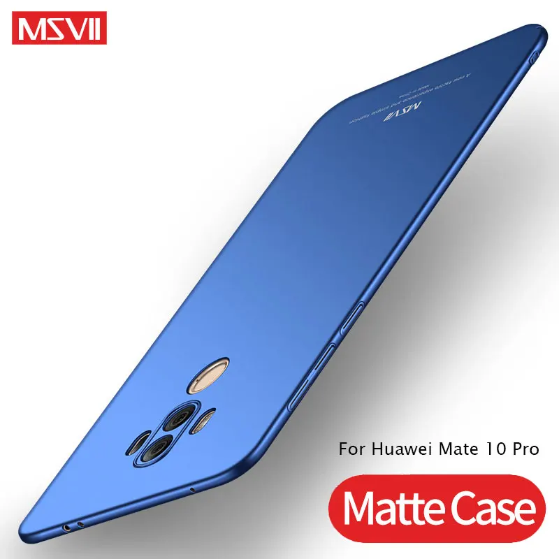 Huawei mate 10 Lite чехол MSVII Тонкий матовый чехол для huawei mate 10 10 Lite чехол для ПК жесткий задняя крышка huawei mate 10 Pro 10Pro чехлы