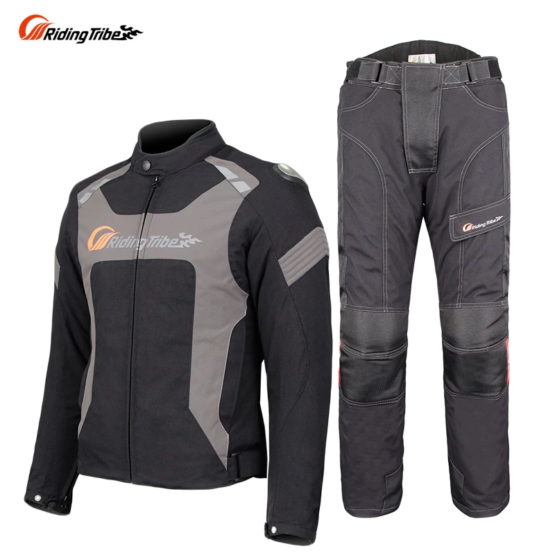 

Riding Tribe Motorcycle Men's Jacket Pants Suit Winter Warm Waterproof Moto Racing Clothes Protective Armor Clothing JK-56