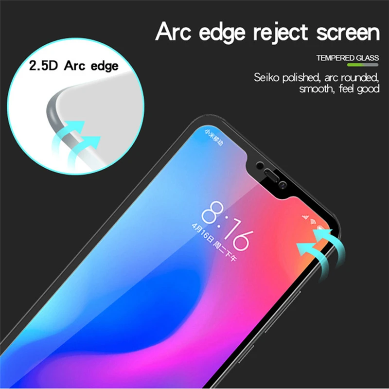 For-Xiaomi-Mi-8-SE-A2-Lite-A1-Mix-2-2s-5D-Full-Cover-Full-Glue