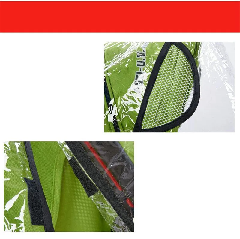 2017 New High Landscape Baby Carriage Zipper Rain Cover Baby Trolley Can Be Lying Rain Covers Baby Pram Umbrella Rain Case03